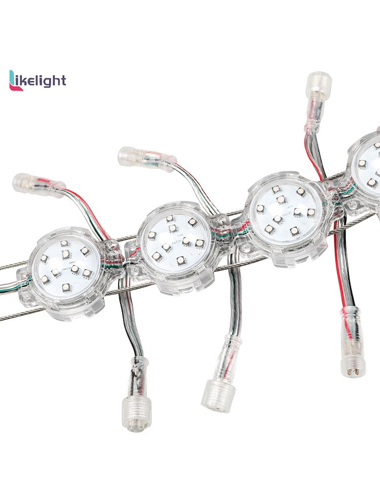 40mm SPI RGB LED Pixel Dot Light Kette